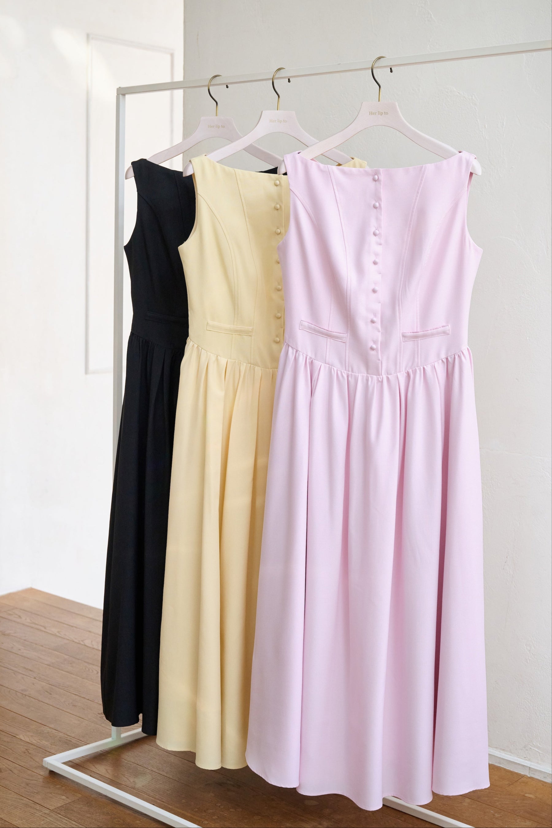 Deauville Gathered Long Dress