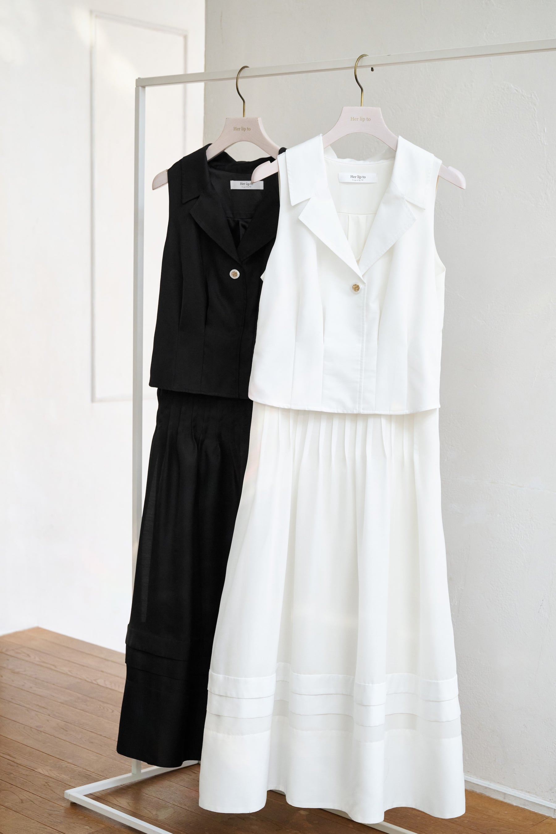 【5月中旬発送】Marianne Layered Tuck Dress