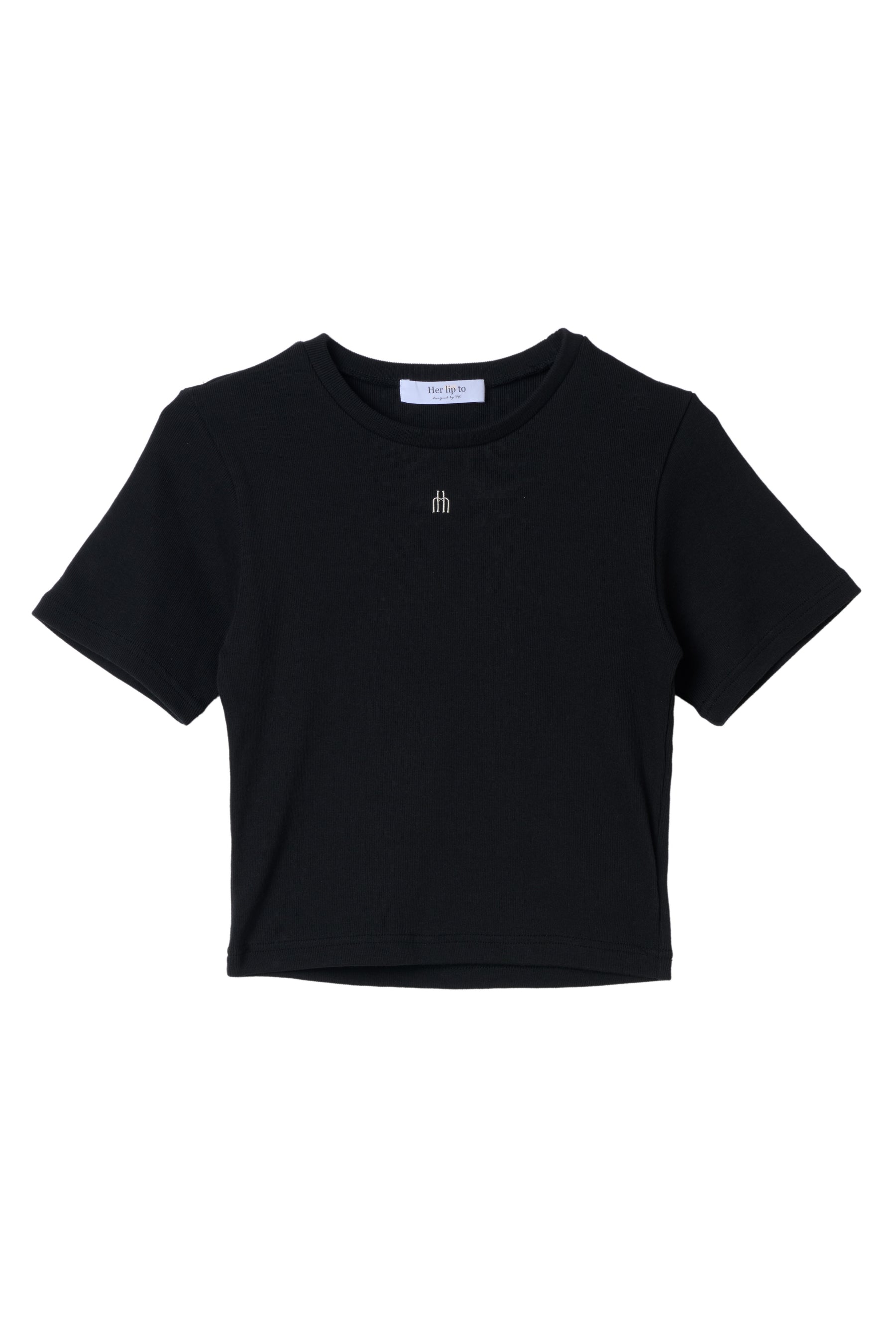 【新色】Trois Logo Ribbed Tee