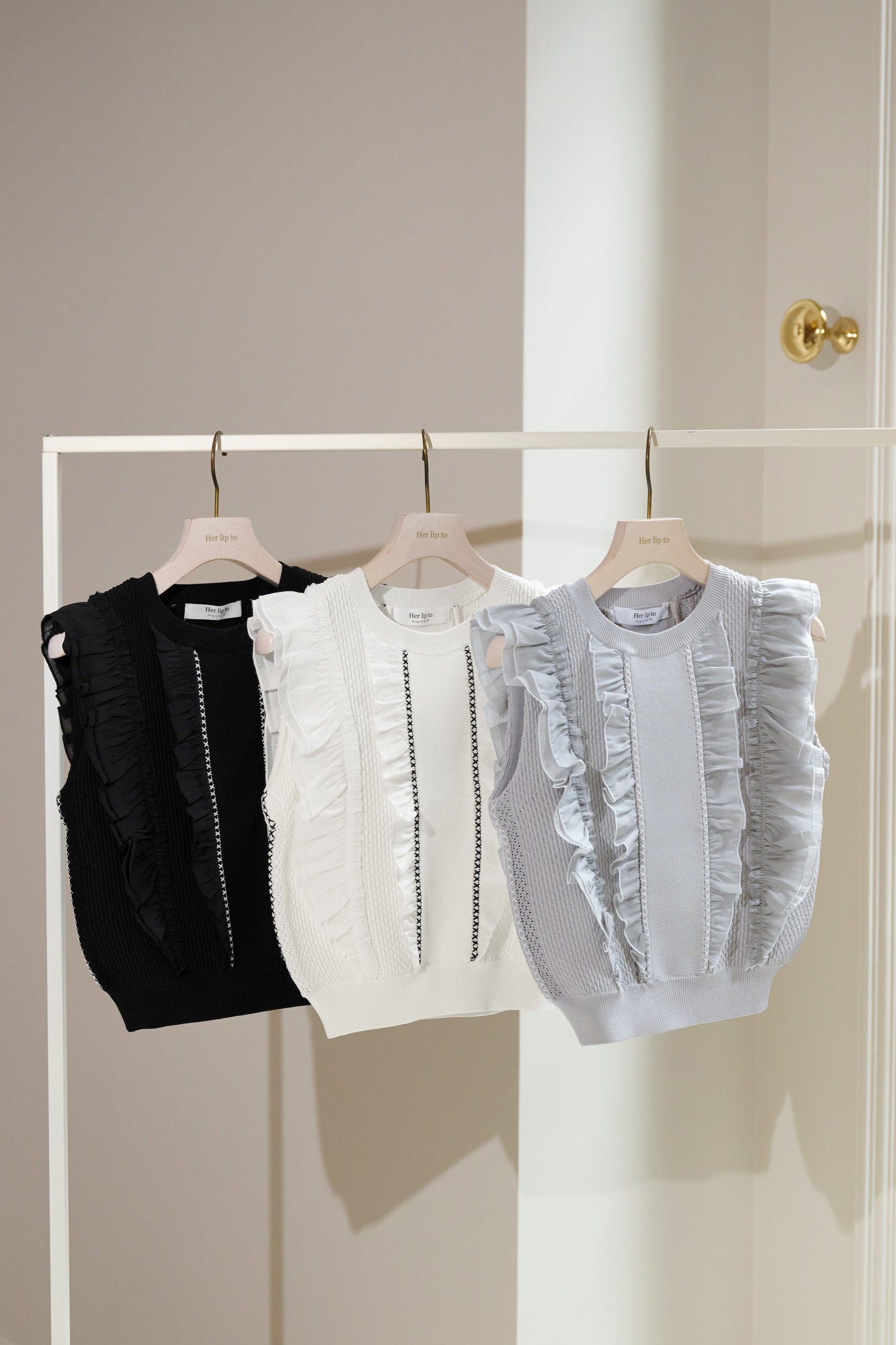 【新色】Airy Brush Knit Top