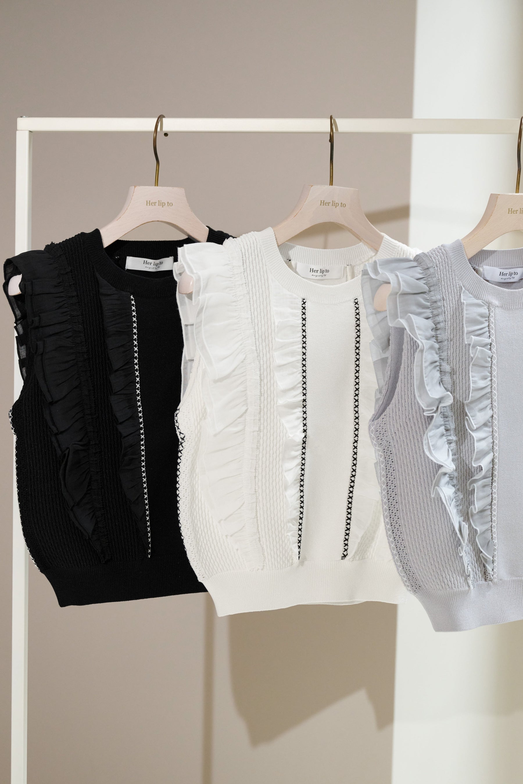 【新色】Airy Brush Knit Top
