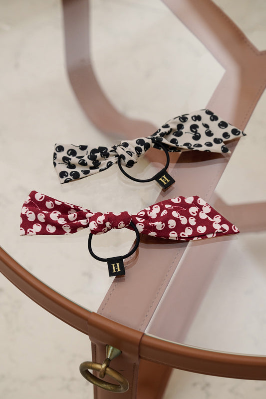 Cherry Pattern Bow Pony