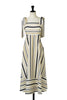 Cordelia Striped Ribbon Dress