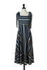 Cordelia Striped Ribbon Dress