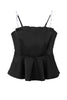 【7月下旬発送】Pearl-Strap Frill Top