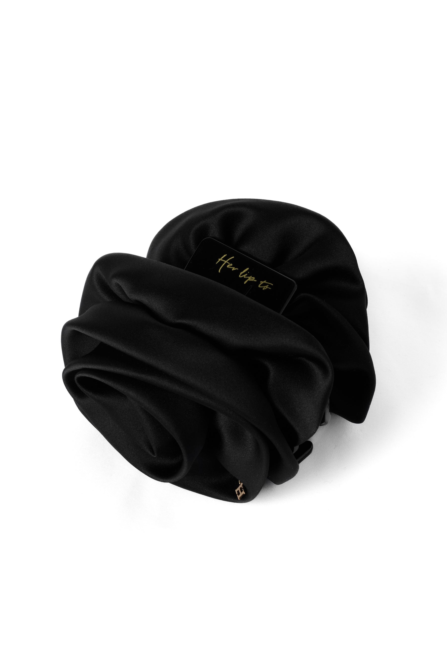 Rose Satin Clip