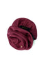 Rose Satin Clip