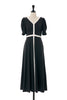 Puff Sleeve Jersey Dress