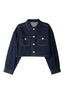 Milano Cropped Denim Jacket