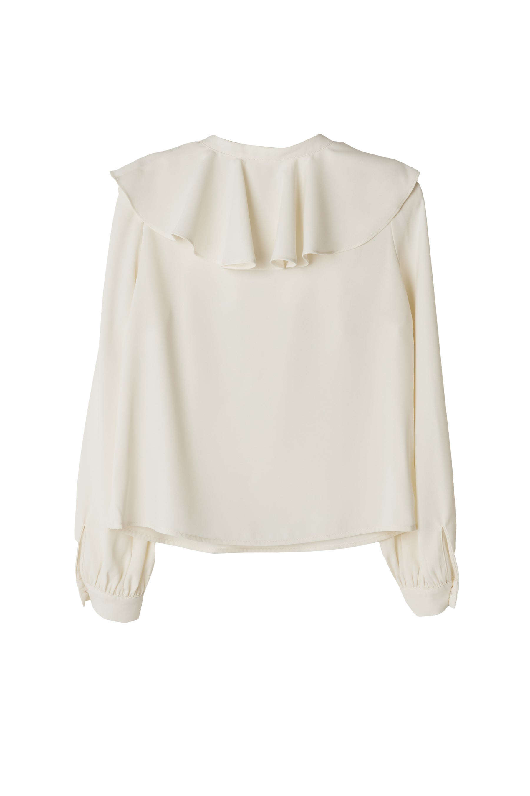 Ruffled Pussy Bow Blouse