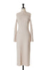 Cut-Out Shoulder Knit Dress