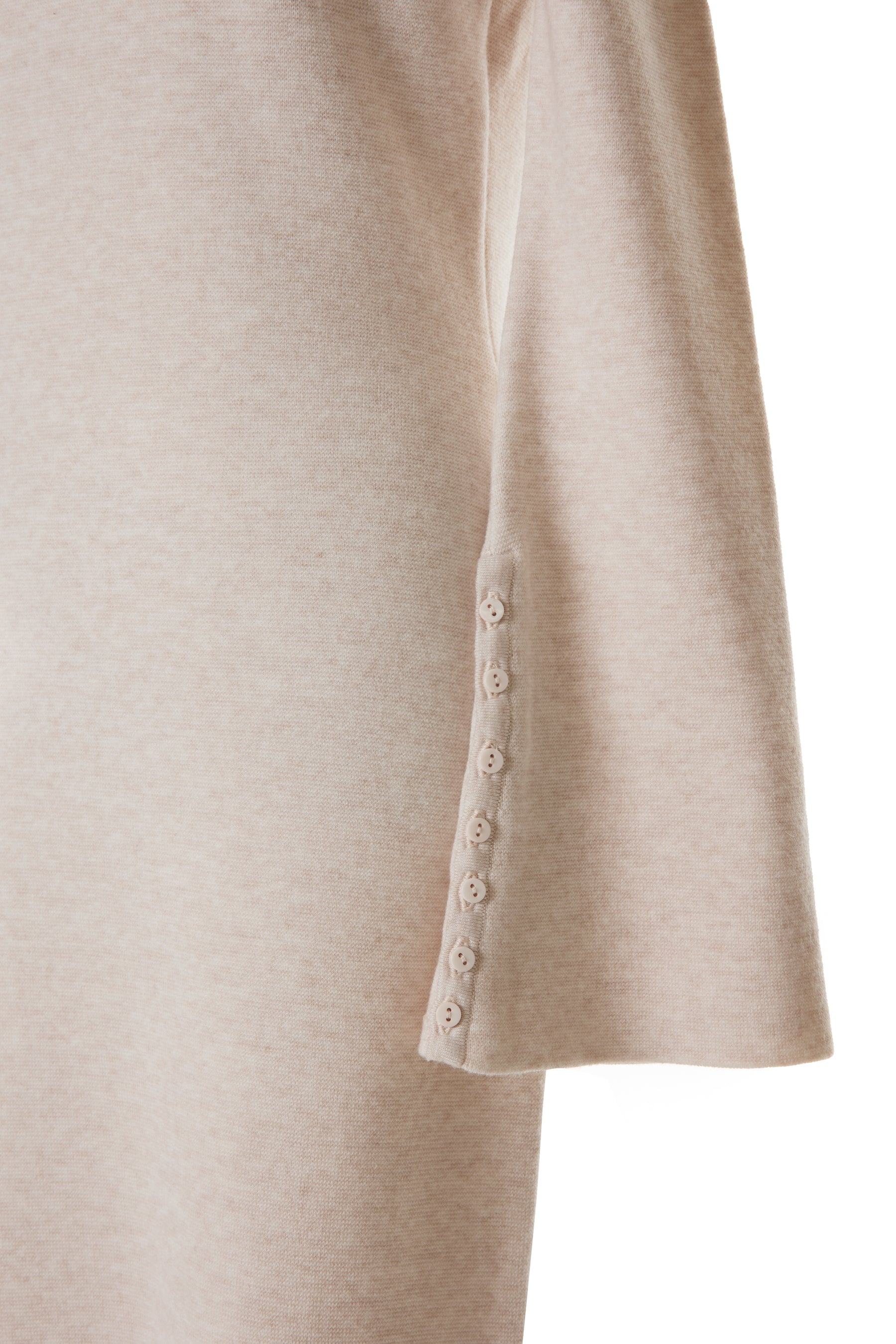 Cut-Out Shoulder Knit Dress