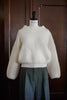 Mohair Blend Knit Pullover
