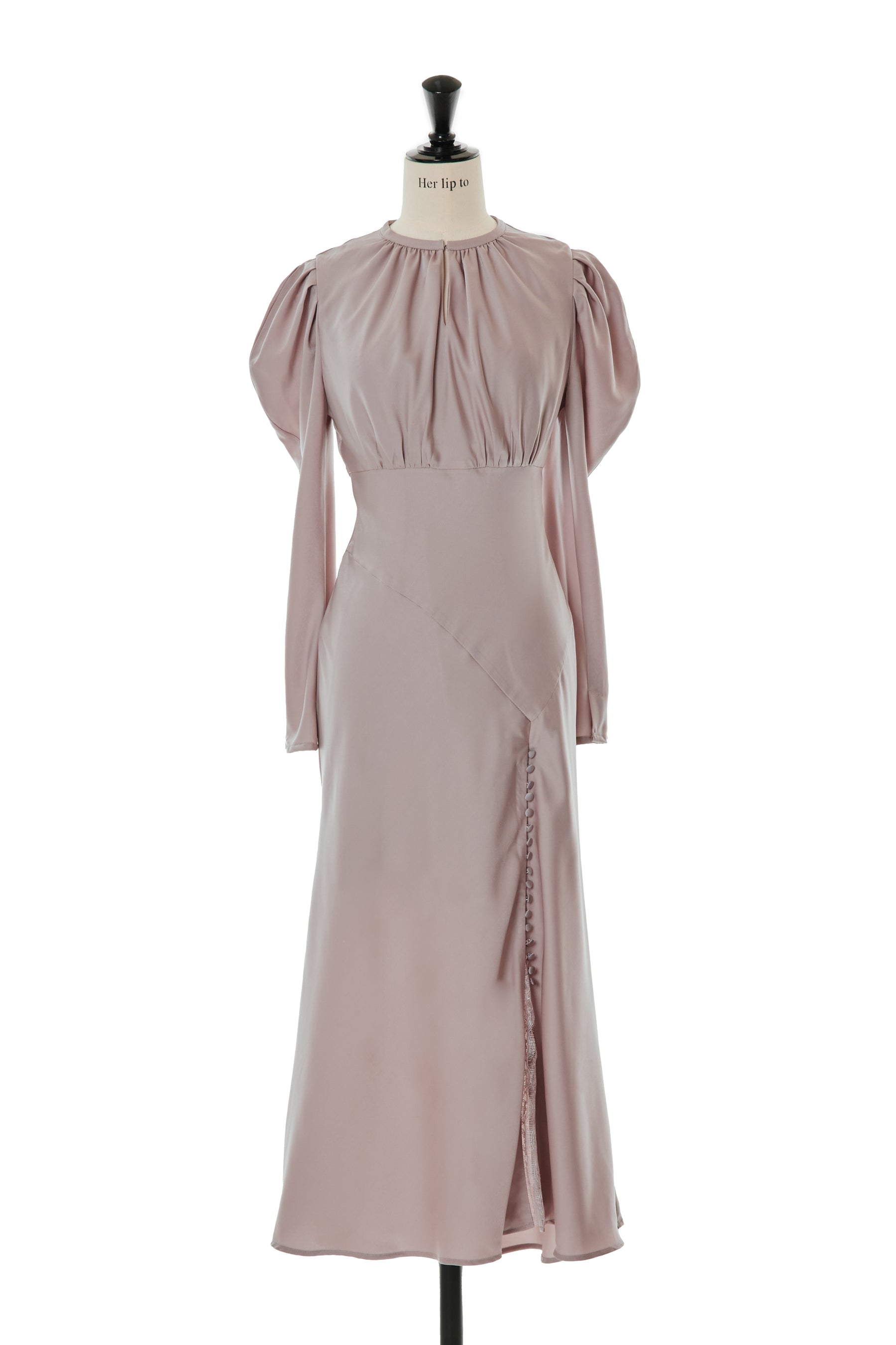 Rosa Slit Lace Dress