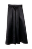 Shine Satin Volume Long Skirt