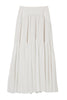 High-Waist Tiered Long Skirt