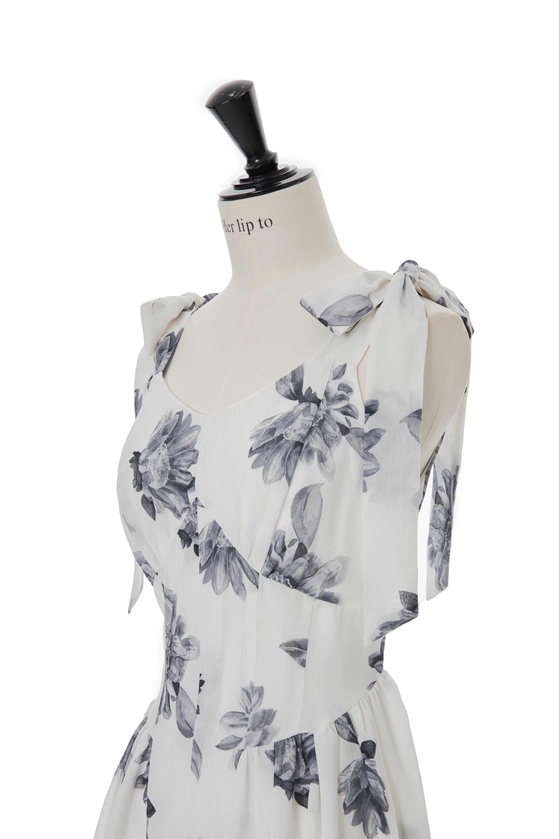 【新色】Sunflower-Printed Midi Dress