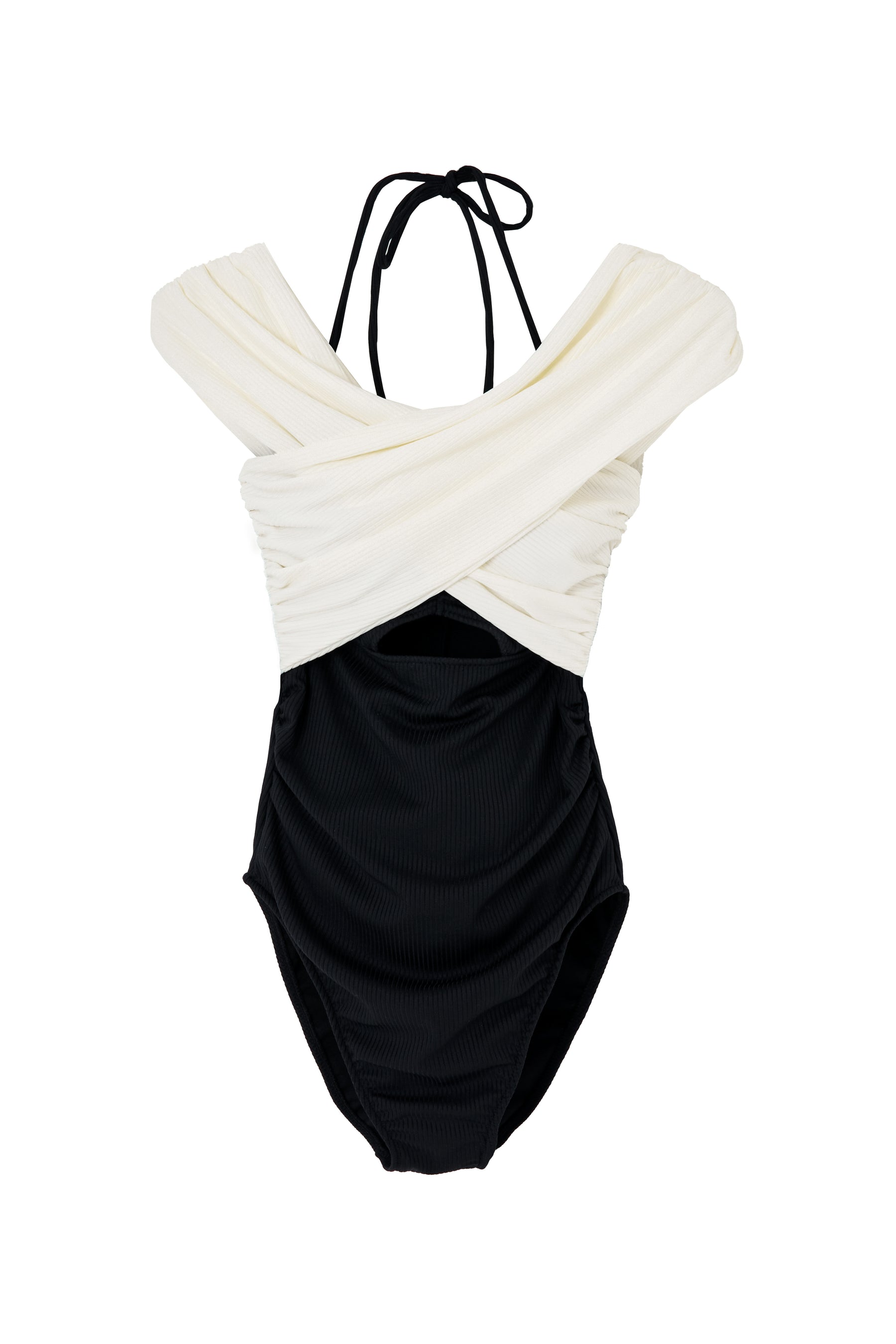 2Way Cut-Out Ribbed Swimwear
