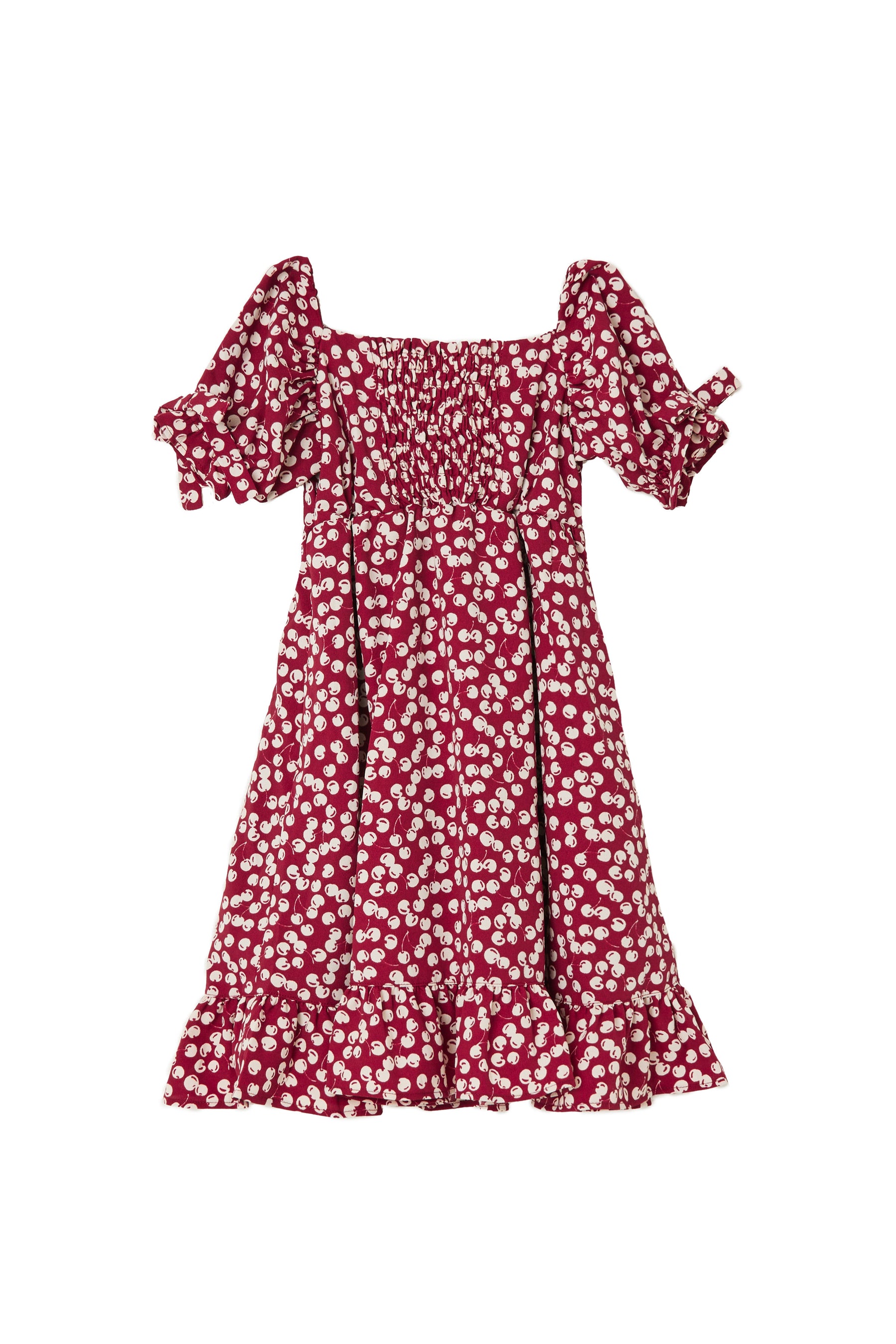 【Kids】Baby Cherry Pattern One-Piece