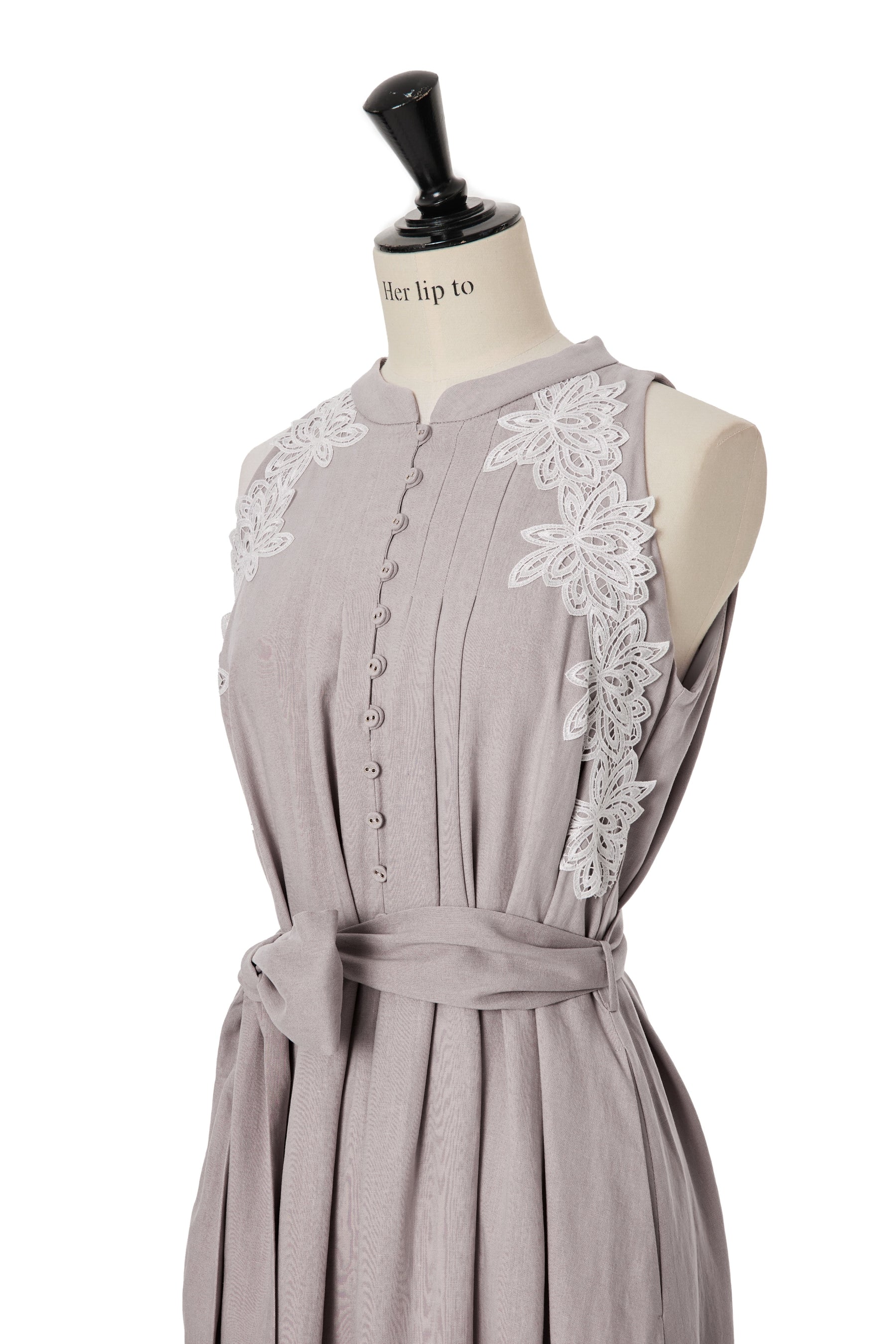 【9月上旬發送】【powder sky】Notting Hill Belted Dress