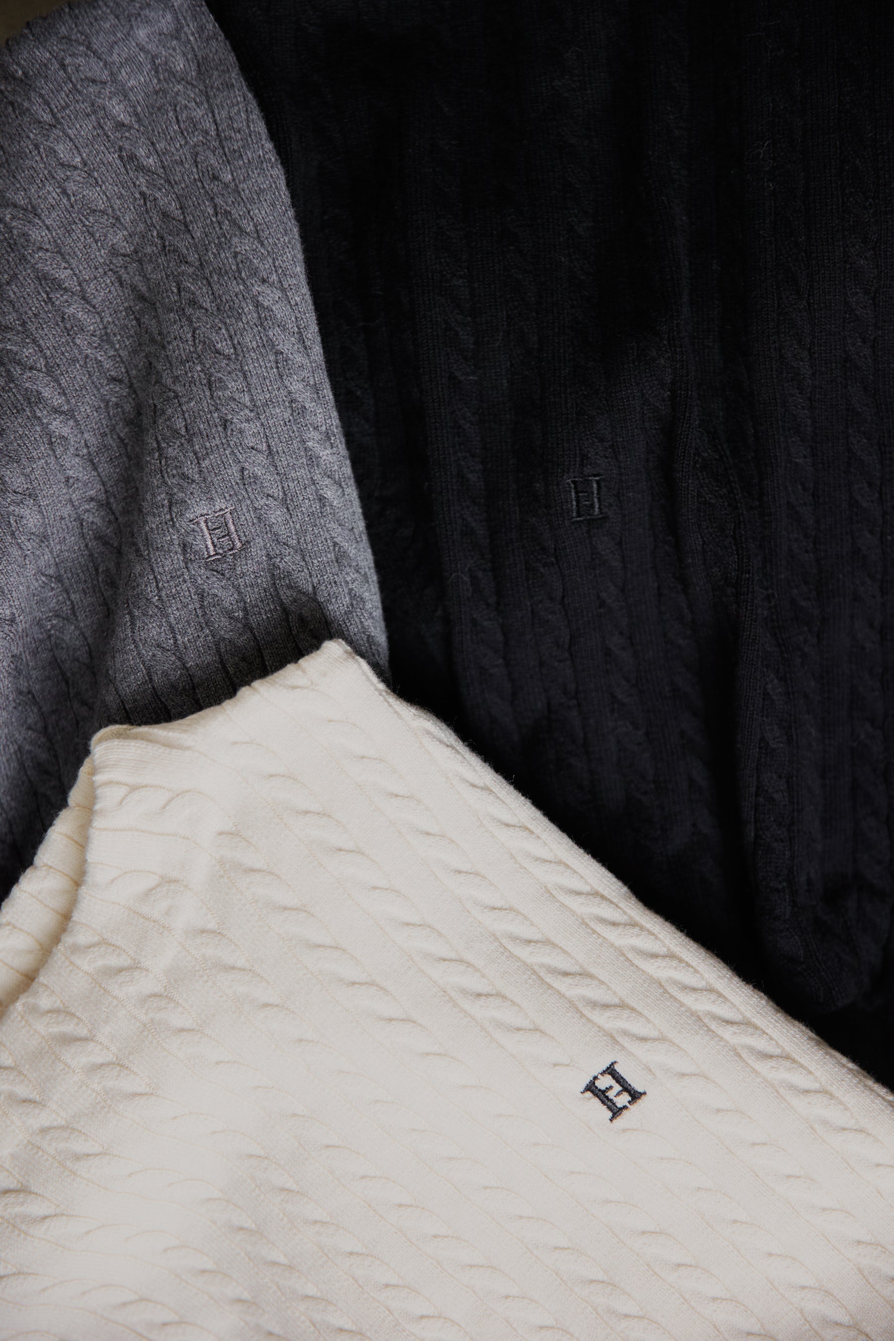 Puff Sleeve Cable Knit Dress