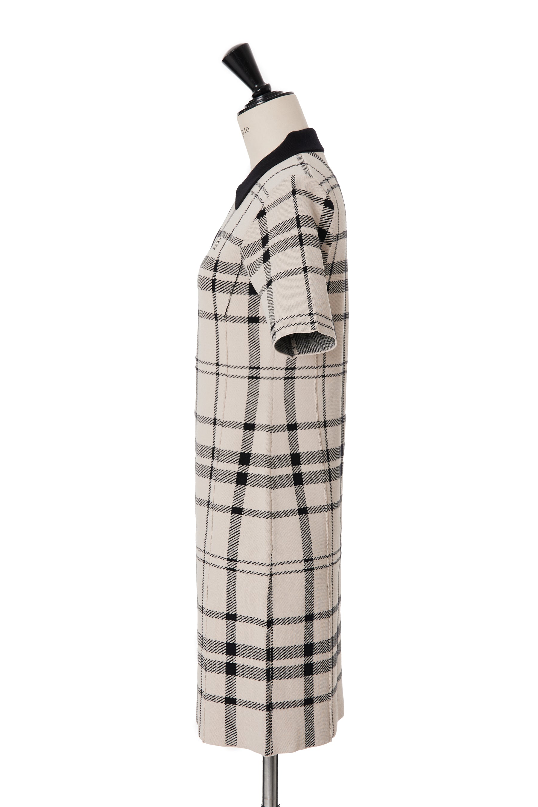 Trois Logo Knit Mini Dress