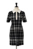 Trois Logo Knit Mini Dress