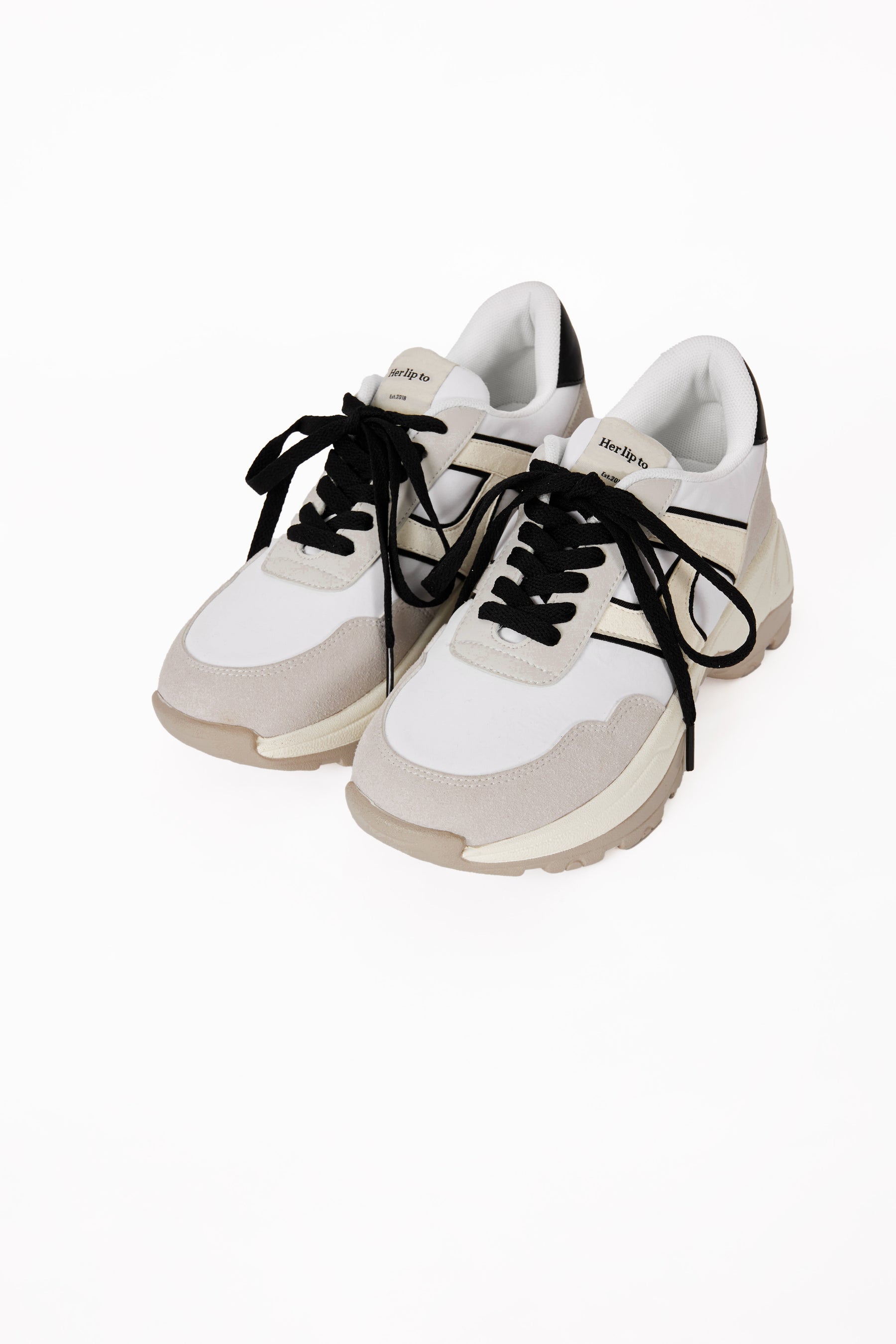 【white / beige / black×white / bordeaux】Le City HLT Sneakers