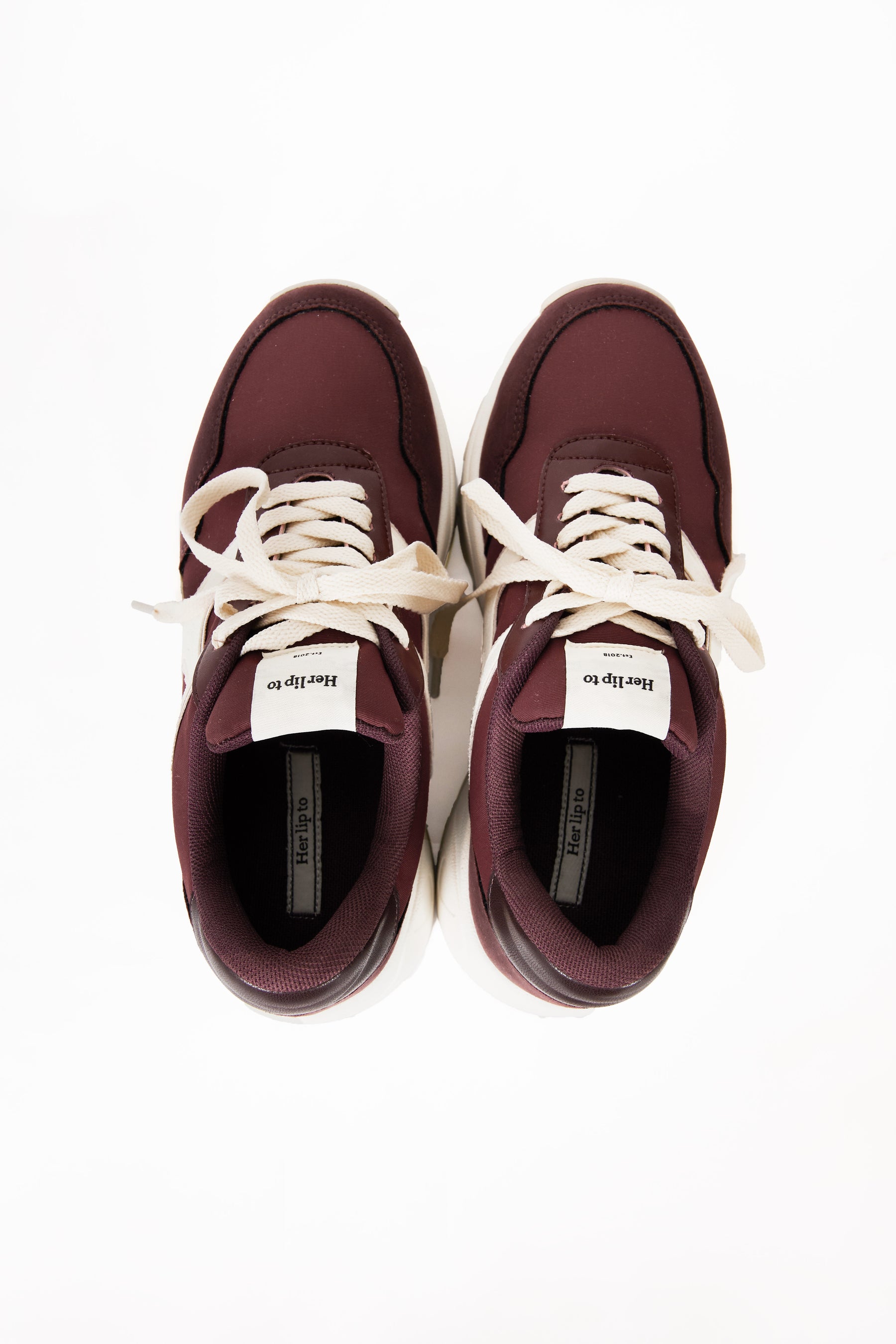 【white / beige / black×white / bordeaux】Le City HLT Sneakers