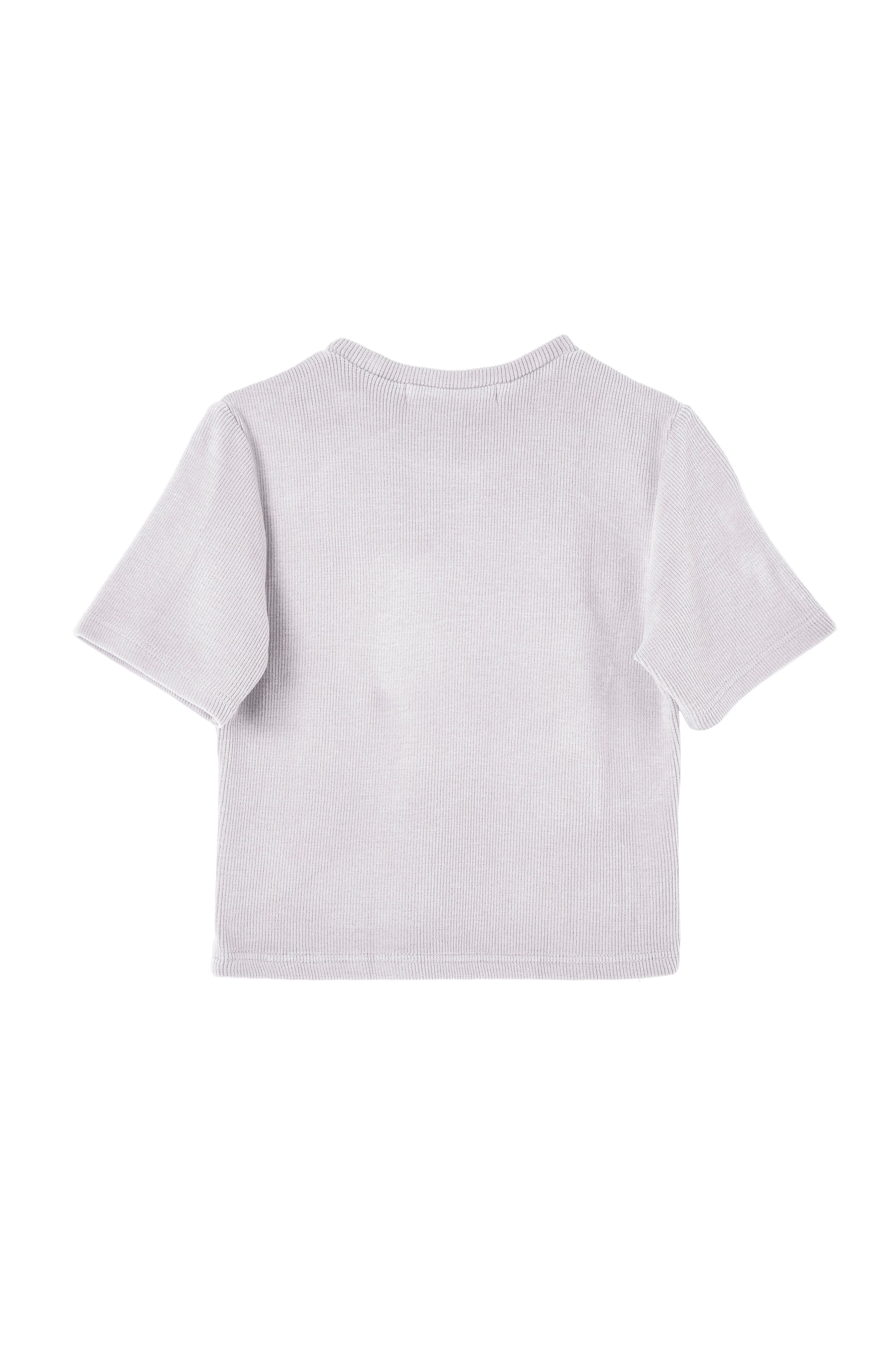 【新色】Trois Logo Ribbed Tee