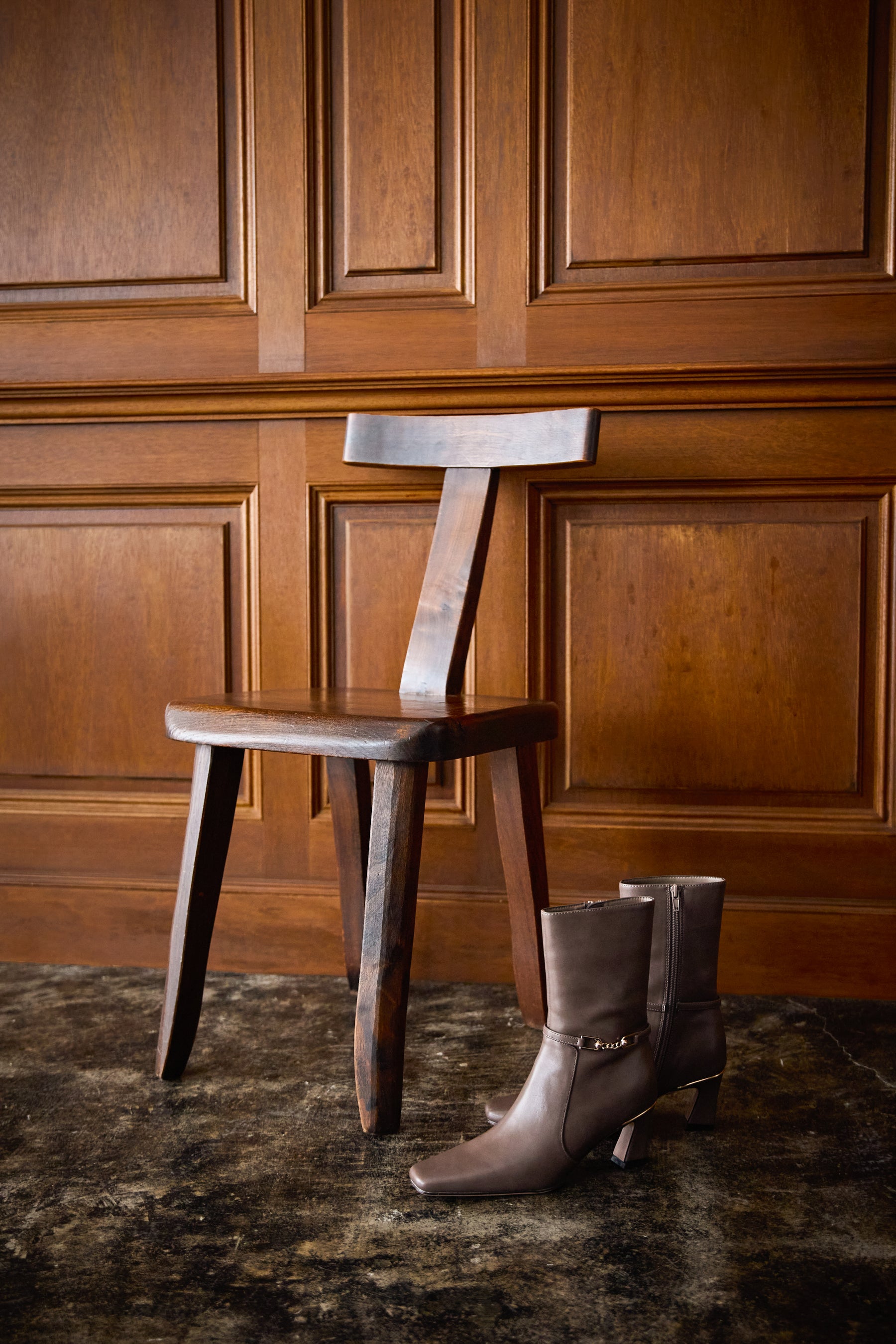 Side Bit Ankle Boots