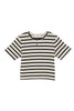 Trois Logo Ribbed Tee