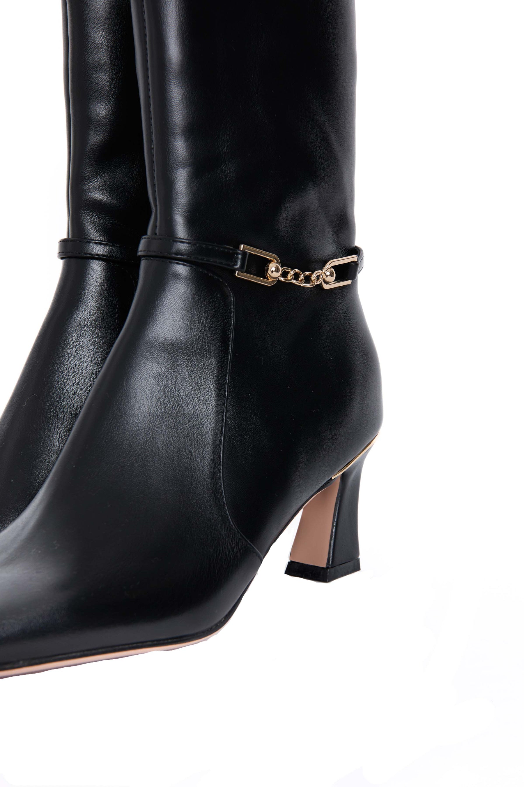 Side Bit Ankle Boots