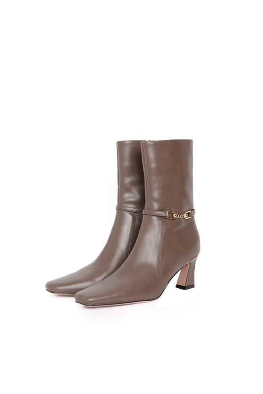 Side Bit Ankle Boots