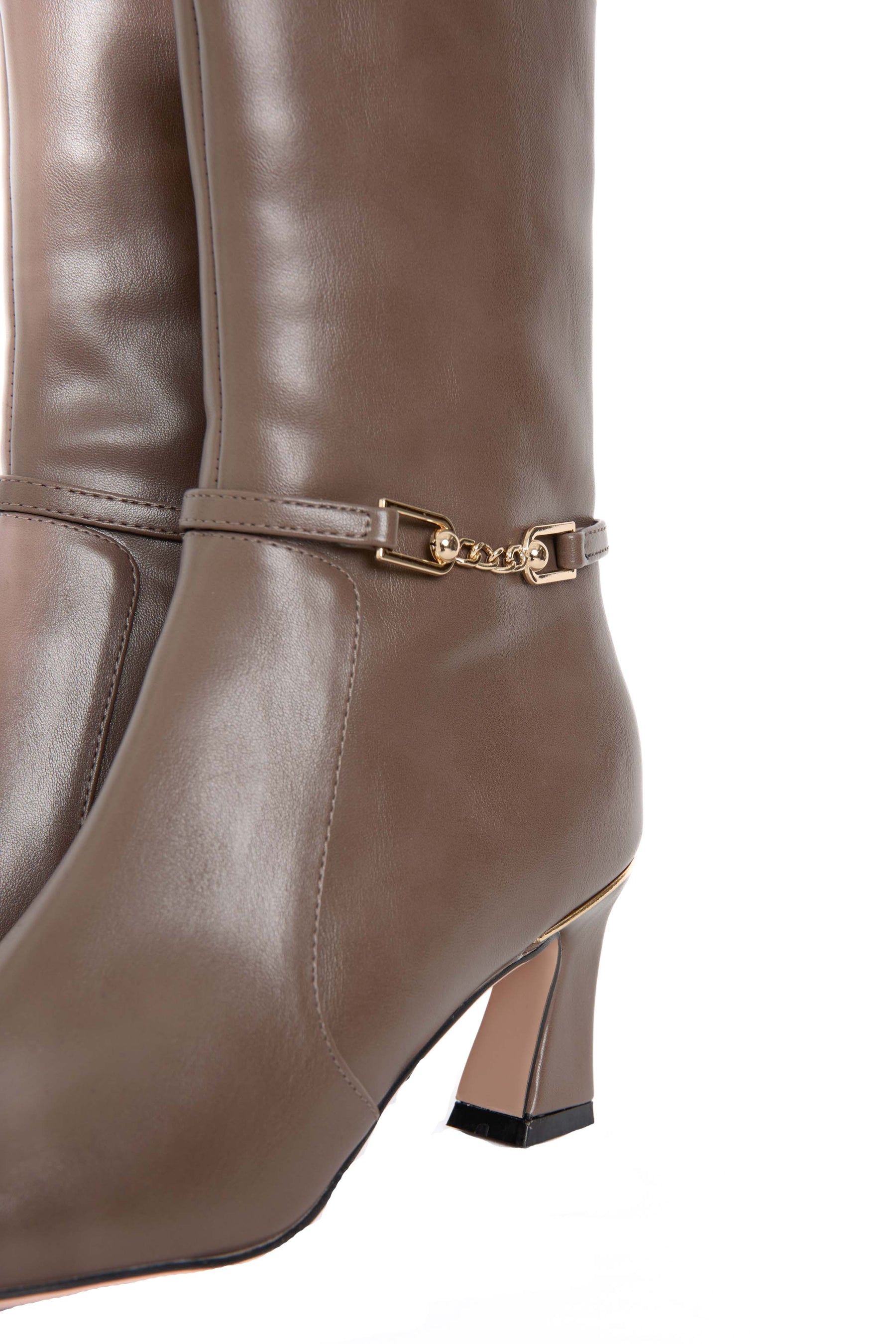 Side Bit Ankle Boots