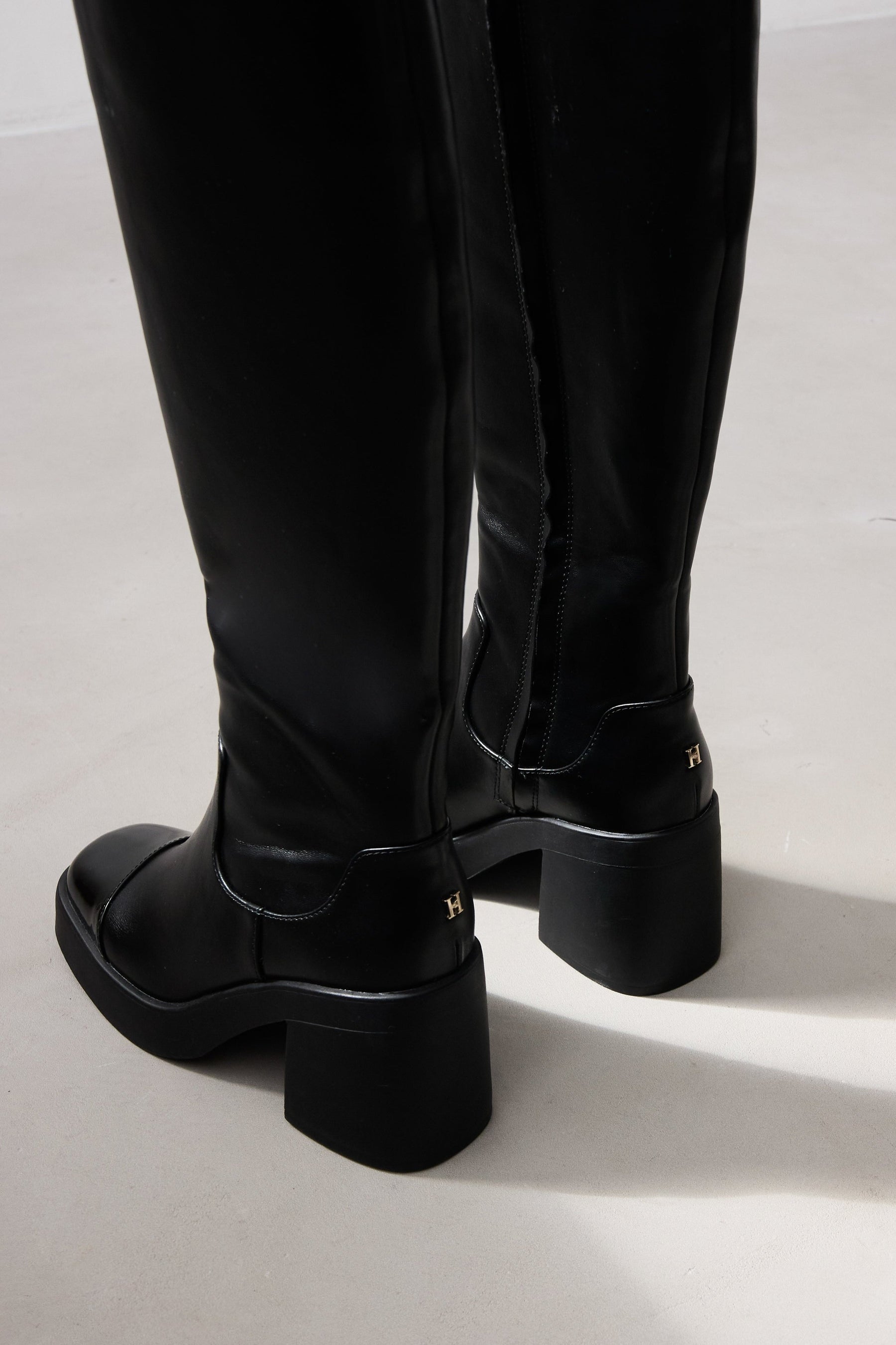 Square Toe Long Boots