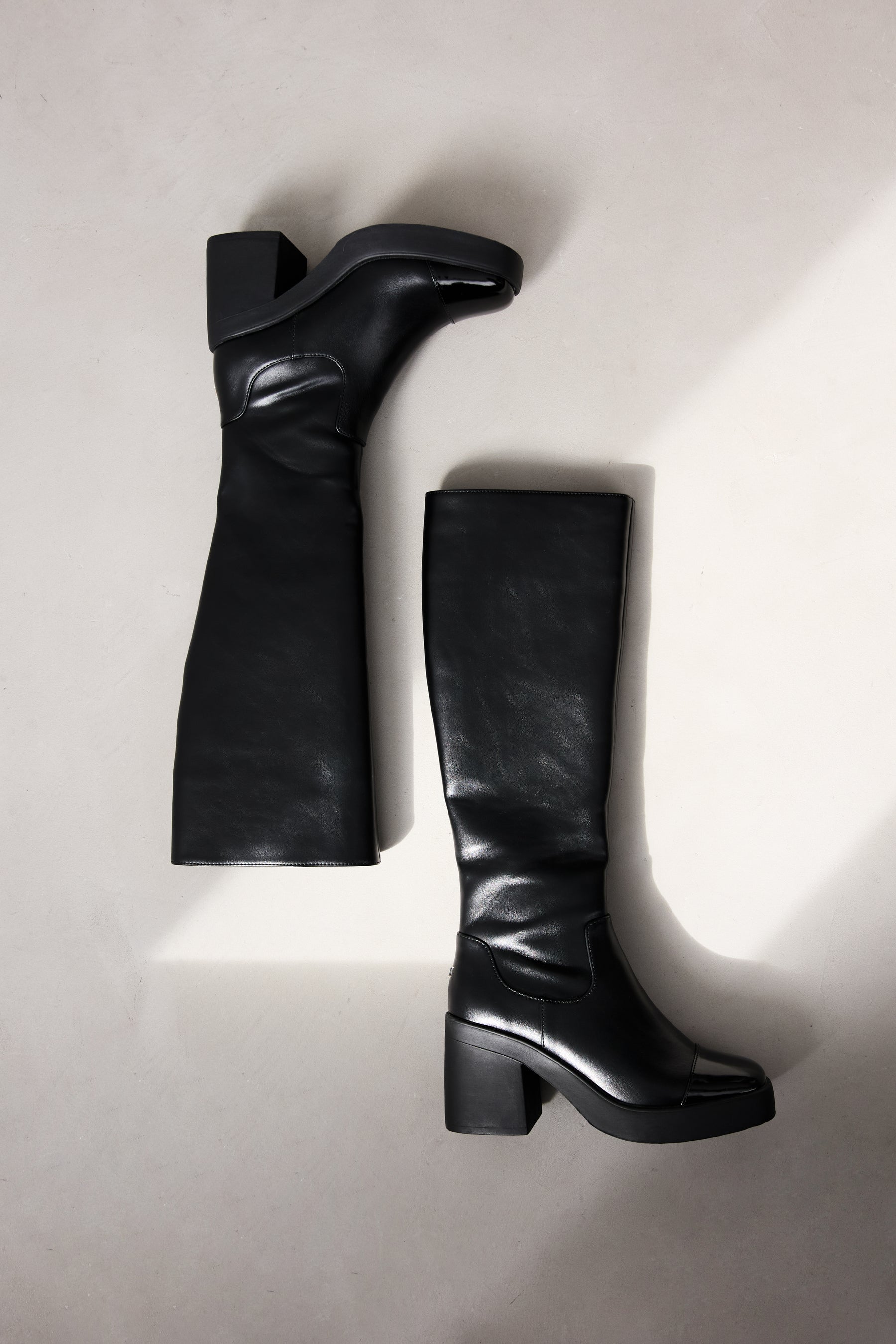Square Toe Long Boots