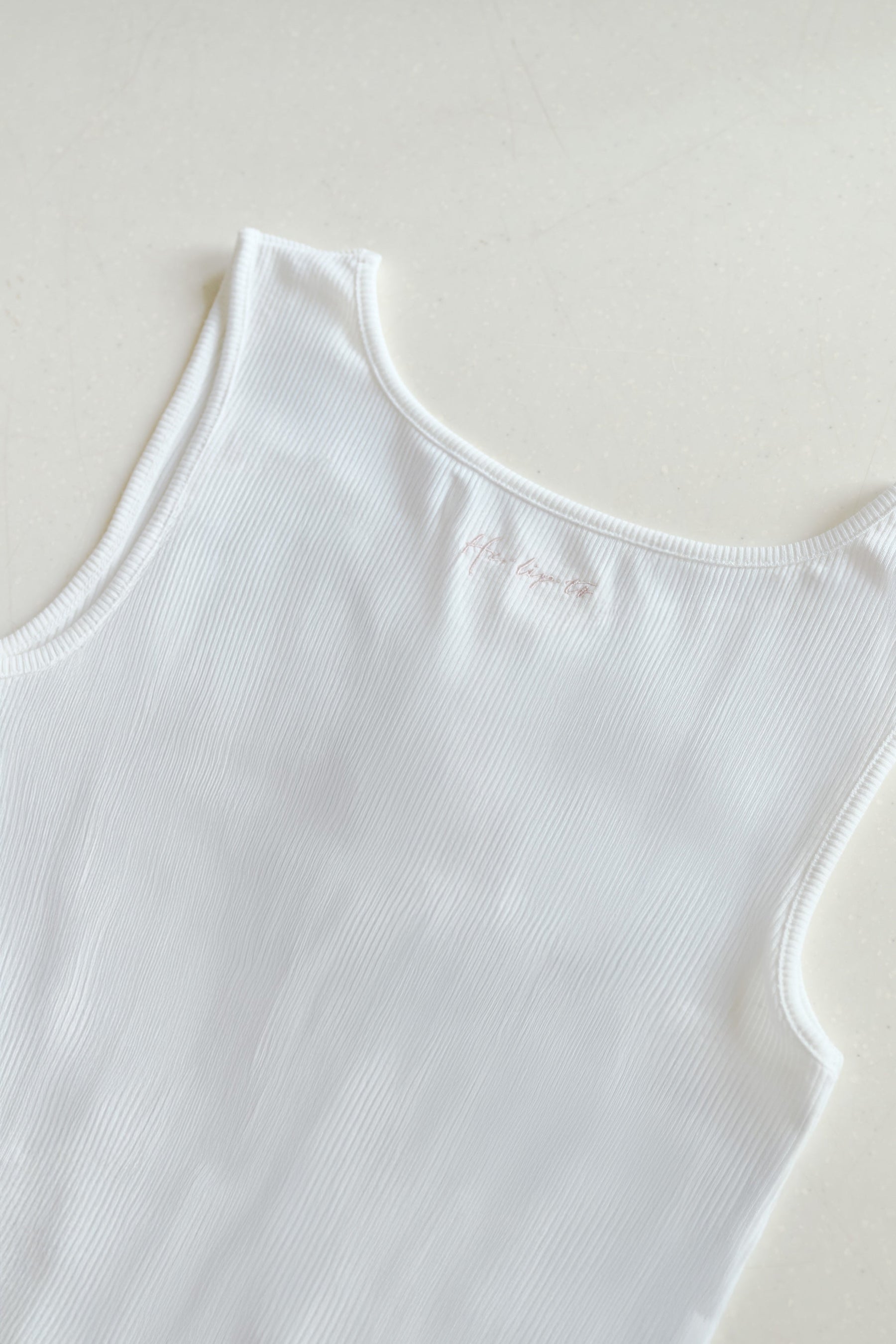 Ribbed Jersey Tank