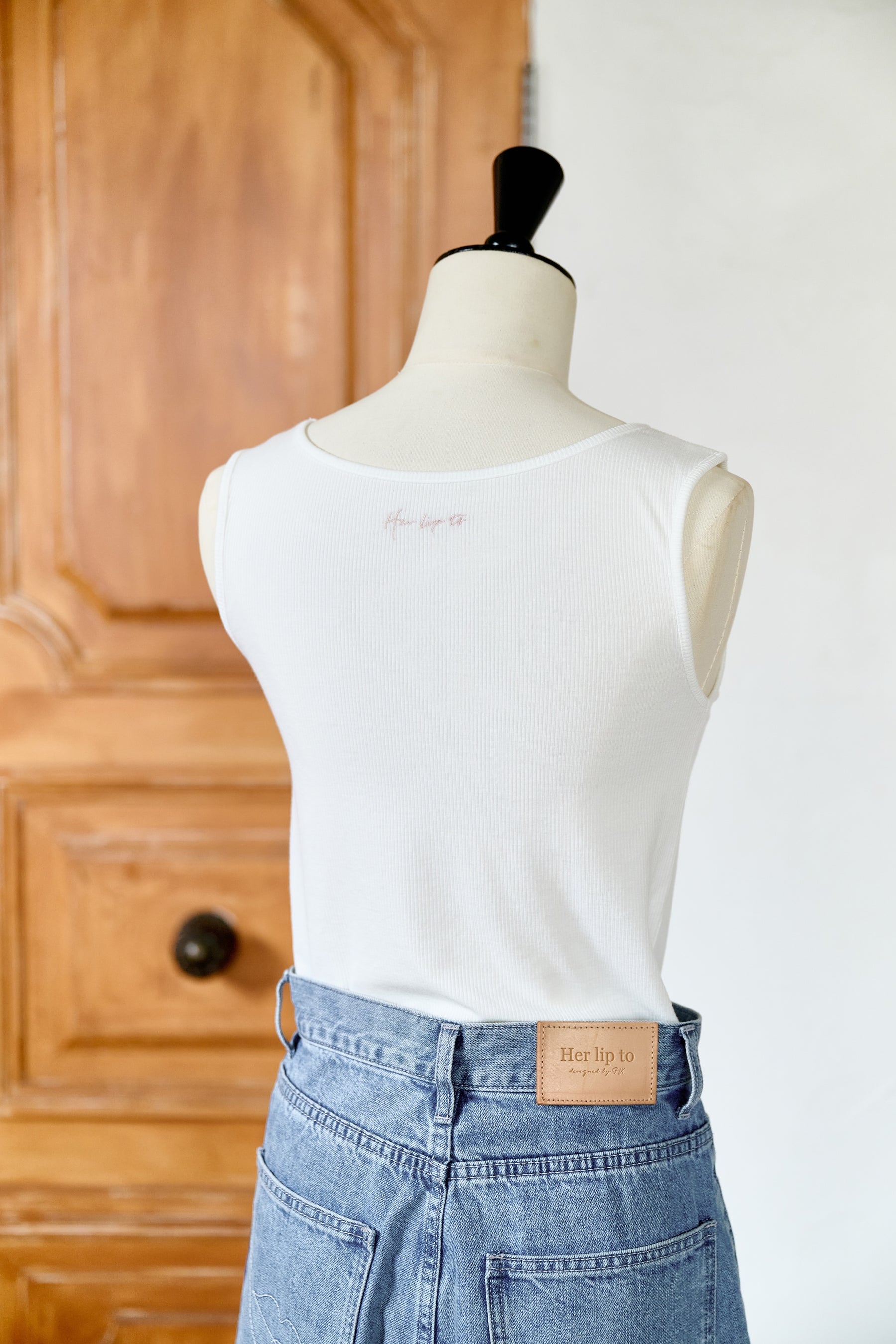 Ribbed Jersey Tank