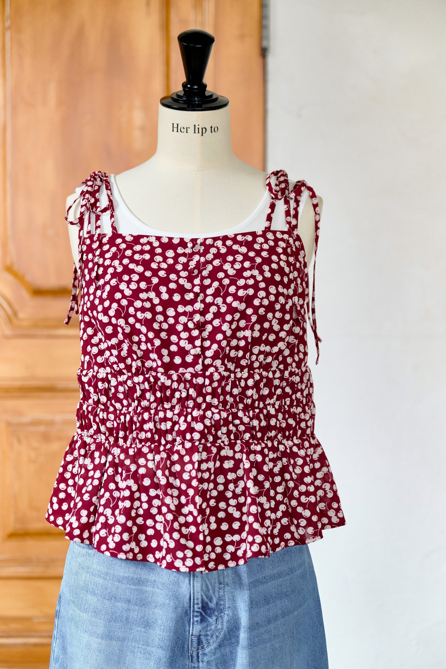 Ribbed Jersey Tank