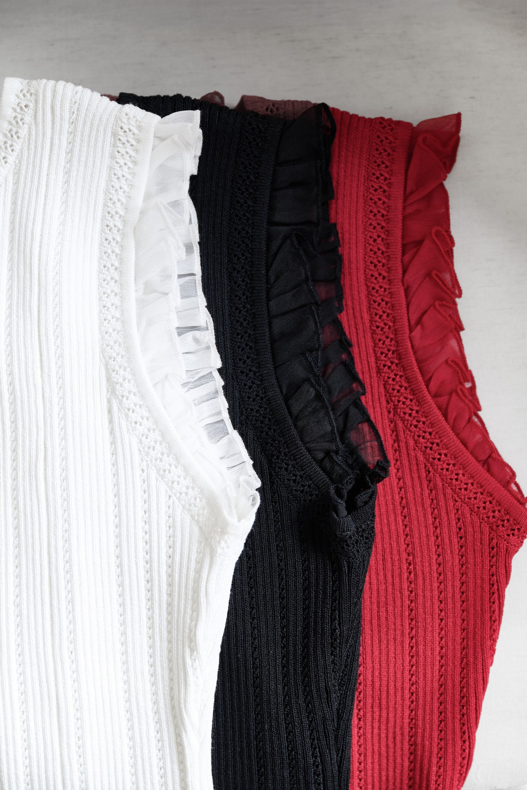 Peplum Ribbed Knit Top