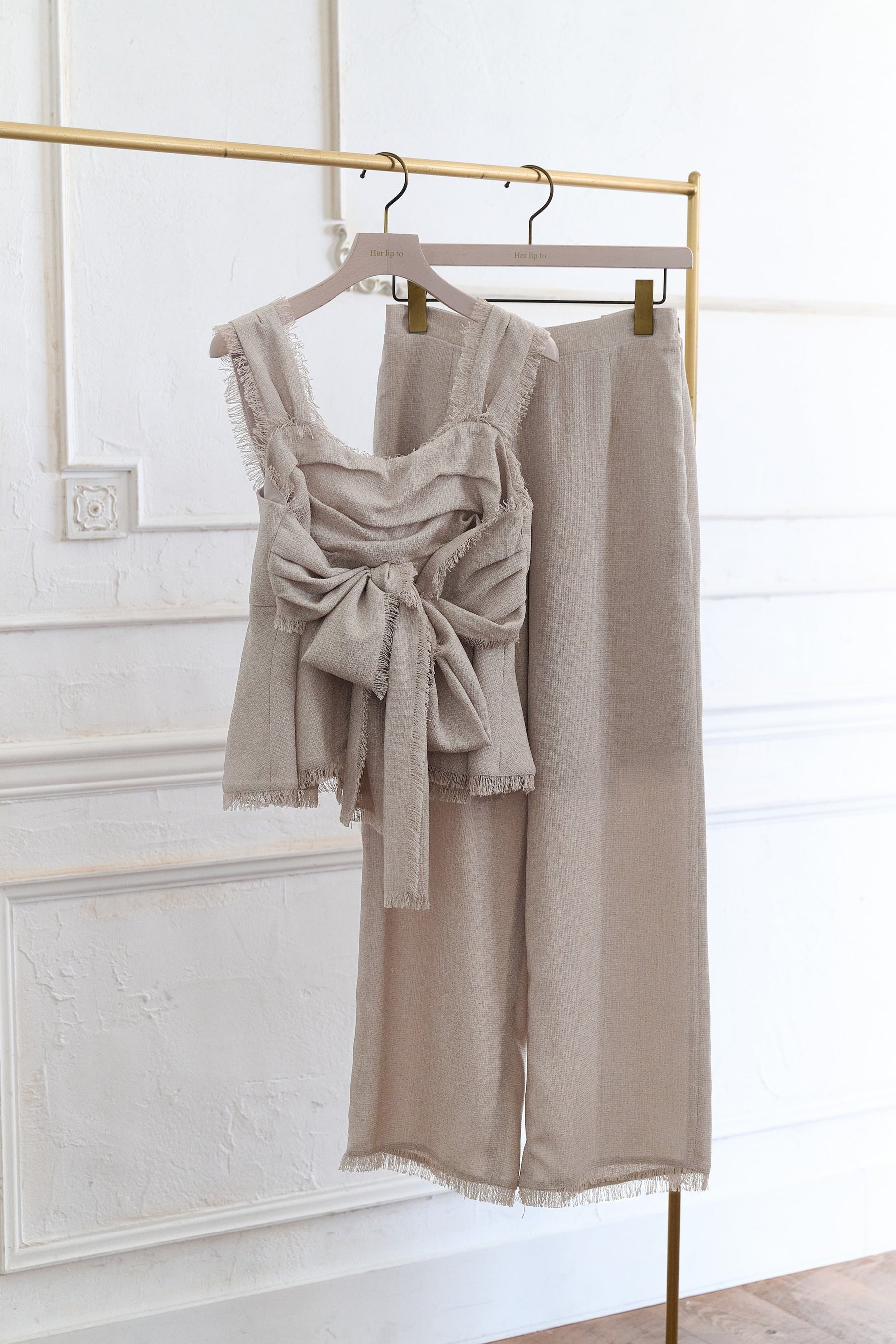 【9月上旬発送】【新色】Tweed Fringed Summer Set