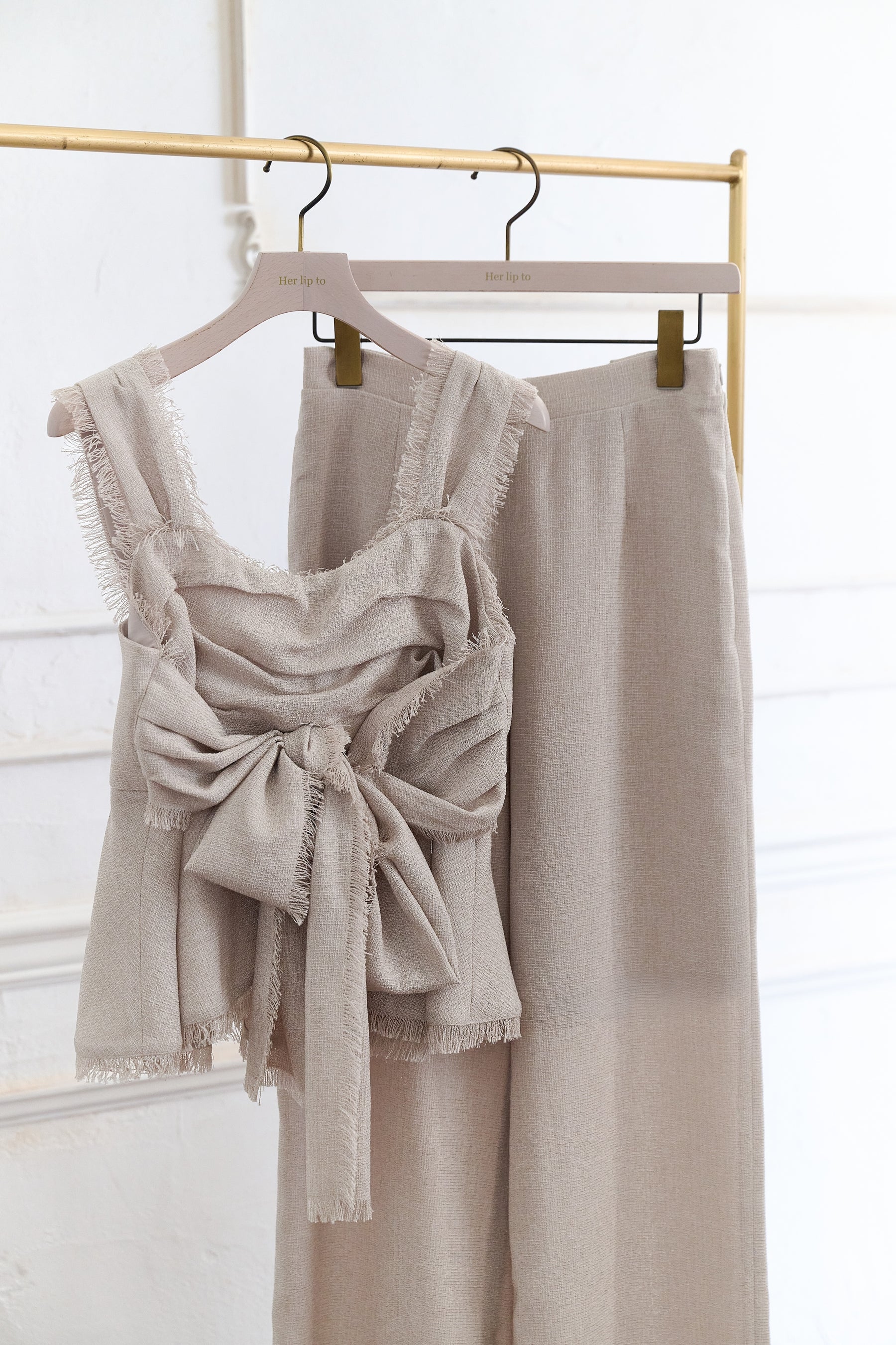 【9月上旬発送】【新色】Tweed Fringed Summer Set