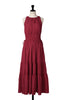 Riviera Bow Tiered Long Dress