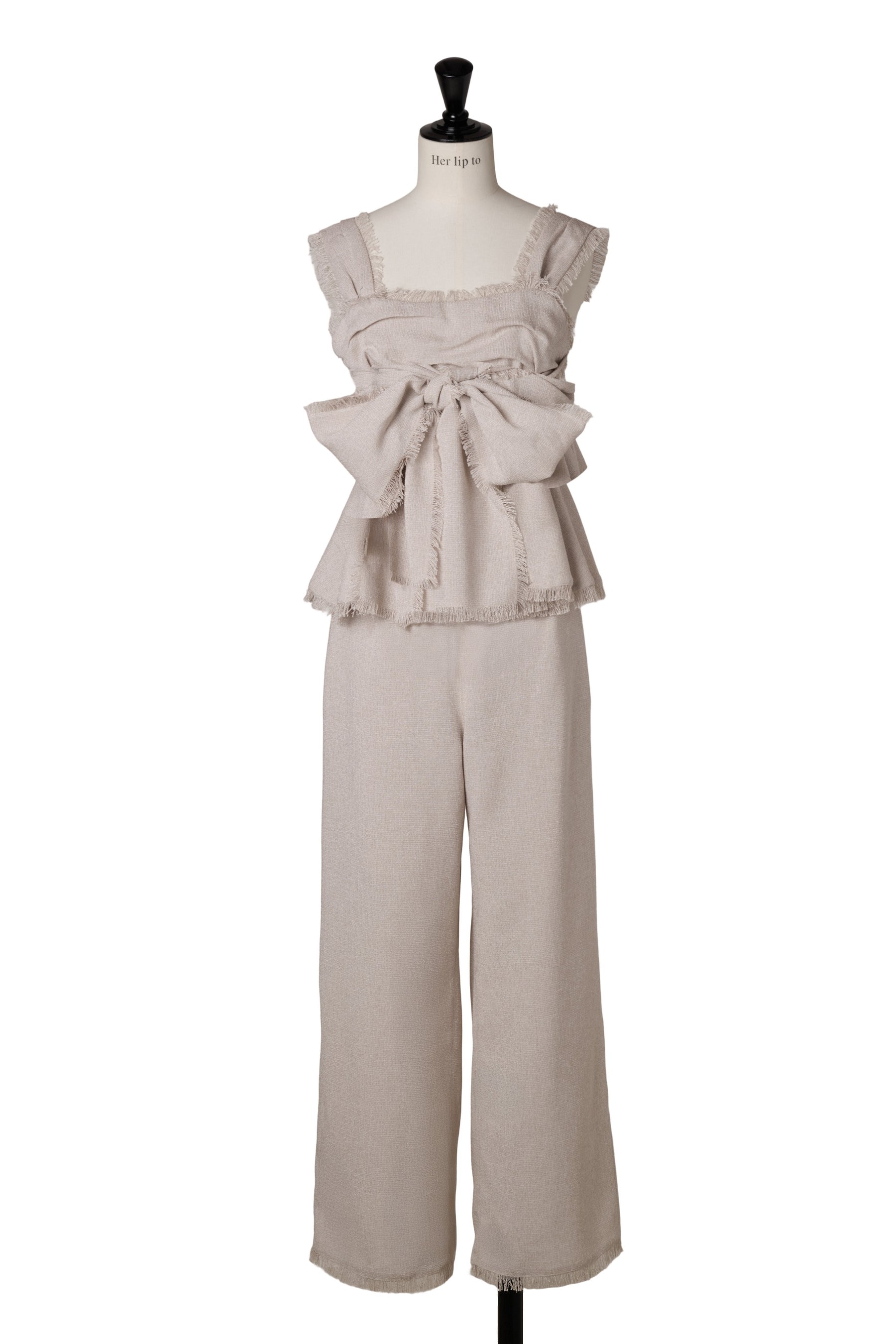 【9月上旬発送】【新色】Tweed Fringed Summer Set