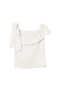 【新色】Asymmetric Ribbon Top