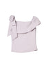 【新色】Asymmetric Ribbon Top