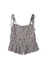 Cherry Pattern Strap Top