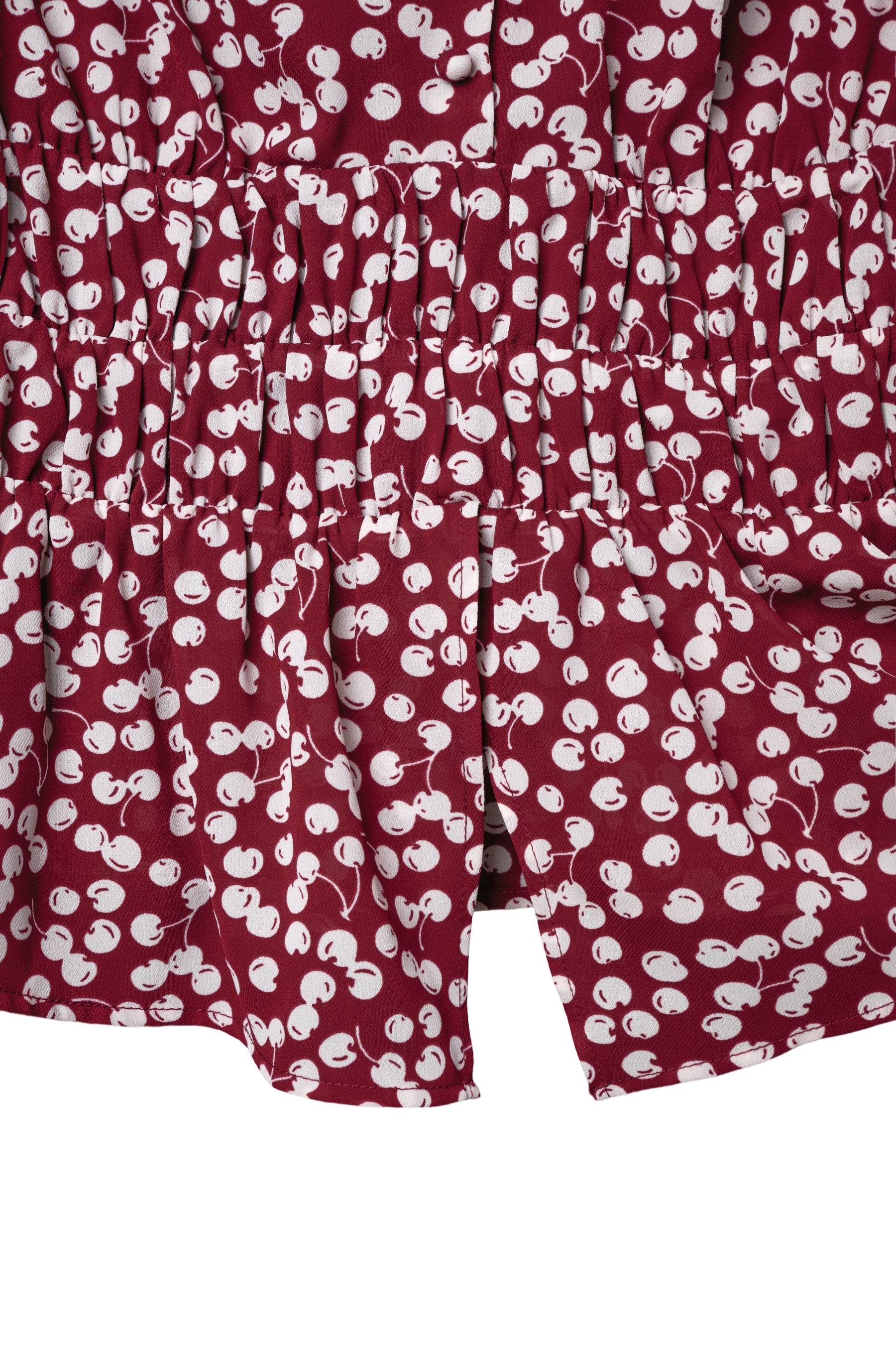 Cherry Pattern Strap Top