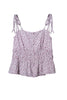 Cherry Pattern Strap Top